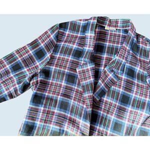 Vintage Inseparables Oversized Plaid Blazer Jacket 1980s / 1990s  Sz L